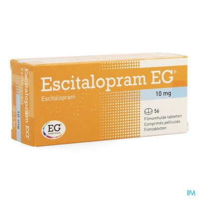 Escitalopram EG 10 Mg Filmomh Tabl 56 X 10 Mg