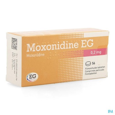 Moxonidine EG Tabl 56X0,2Mg