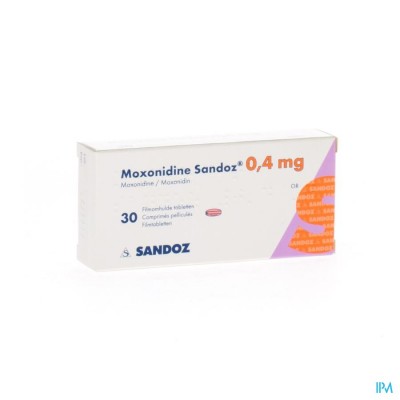 Moxonidine Sandoz Comp 30 X 0,4mg