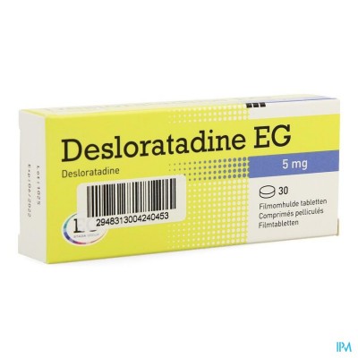 Desloratadine EG  5 Mg Filmomh Tabl  30 X  5 Mg