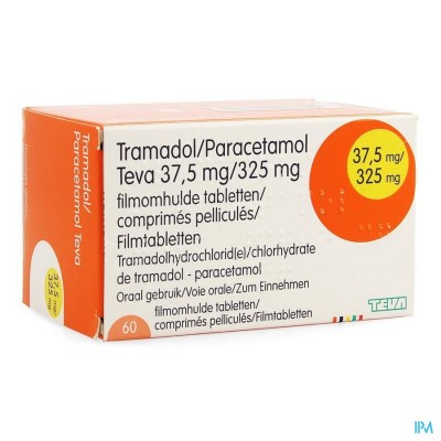 Tramadol Paracetamol 37,5mg/325mg Teva Filmomh 60