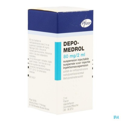 Depo-medrol Vial 1 X 80mg/2ml