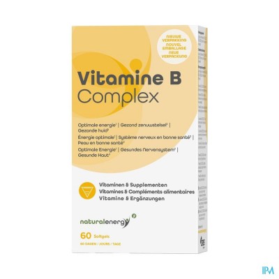 Vitamine B Complex Caps 60 Natural Energy Labophar