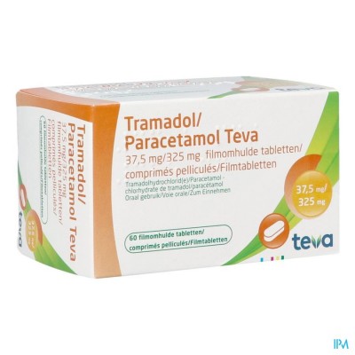 Tramadol Paracetamol 37,5mg/325mg Teva Filmomh 60