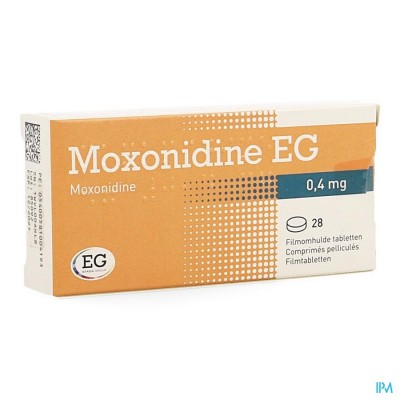 Moxonidine EG Tabl 28X0,4Mg