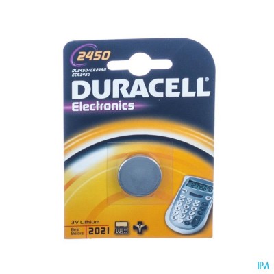 Duracell Dl/cr 2450 Diam24mm Ep50mm