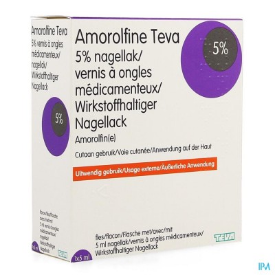 Amorolfine Teva Medische Nagellak 1 X 5ml