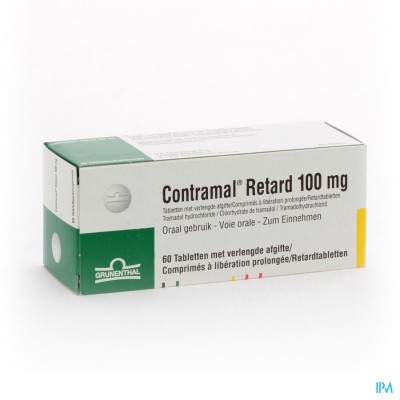 Contramal Retard 100mg Comp 60