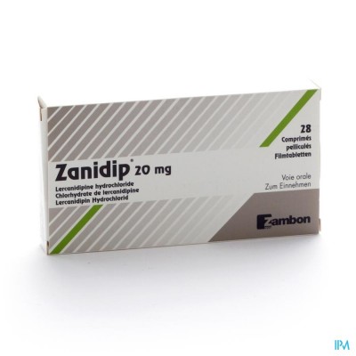 Zanidip Comp 28 X 20mg
