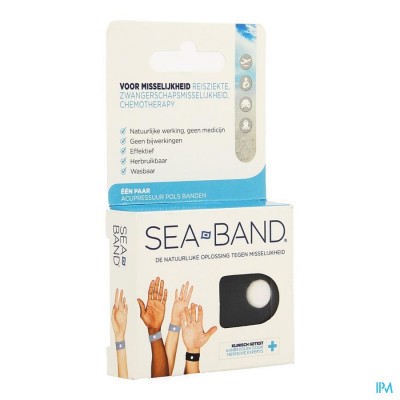 Sea Band Volwassene Armband Zwart 2