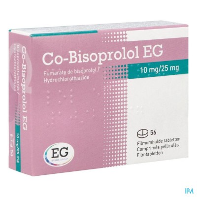 Co Bisoprolol EG 10Mg/25Mg Tabl 56