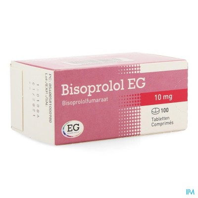 Bisoprolol EG Tabl 100X10Mg
