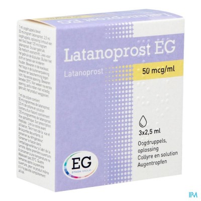 Latanoprost EG 50 Mcg Oogdruppels Opl 3 Flx2,5Ml