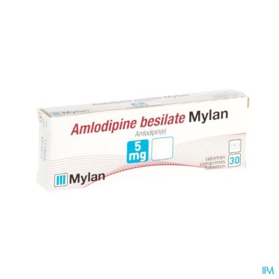 Amlodipine Besilate Mylan Comp 30 X 5mg