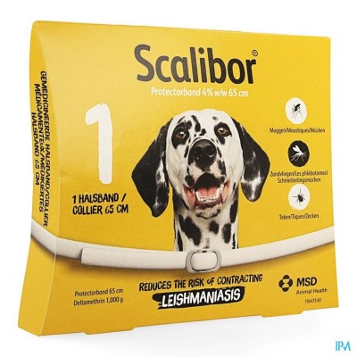 Scalibor Halsband 65cm Hond