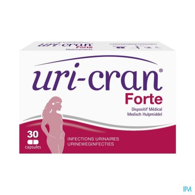 Uri-cran® Forte: Blaasontsteking (30 capsules )
