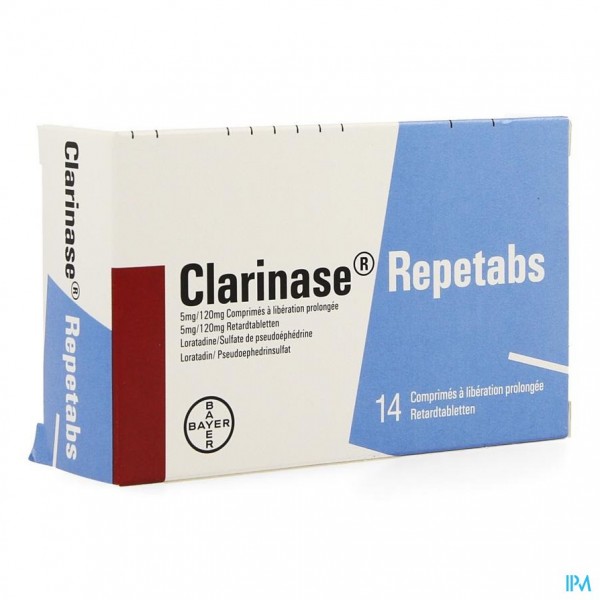 Clarinase Repetabs 14